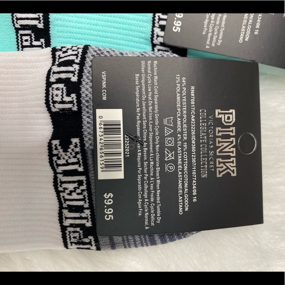 4PK PINK Victoria’s Secret Socks - Picture 8 of 8